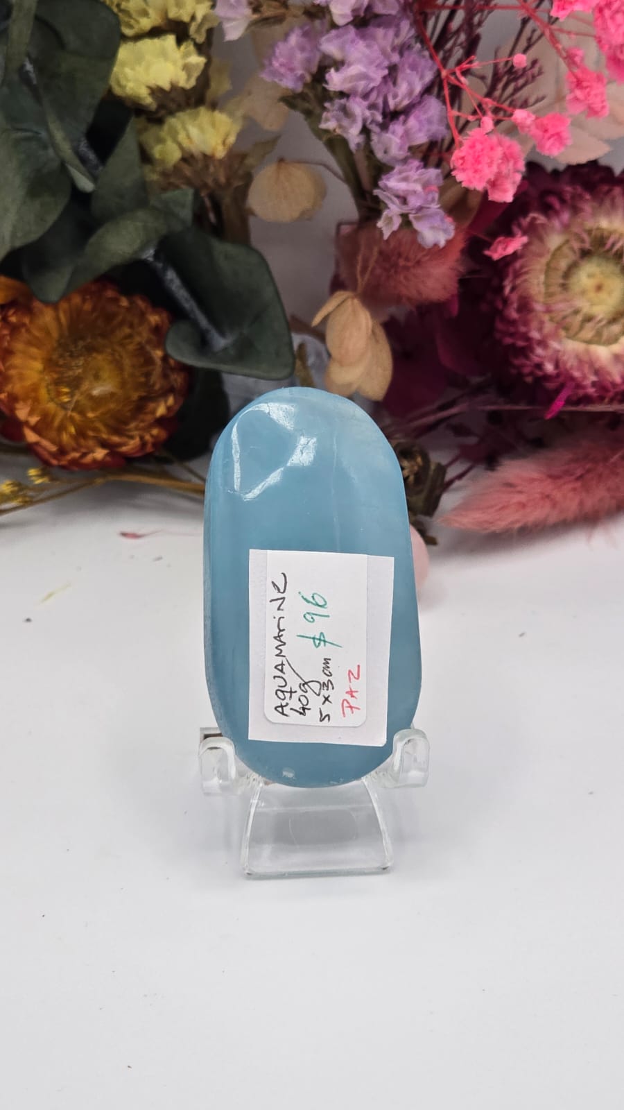 Aquamarine Palm Stone