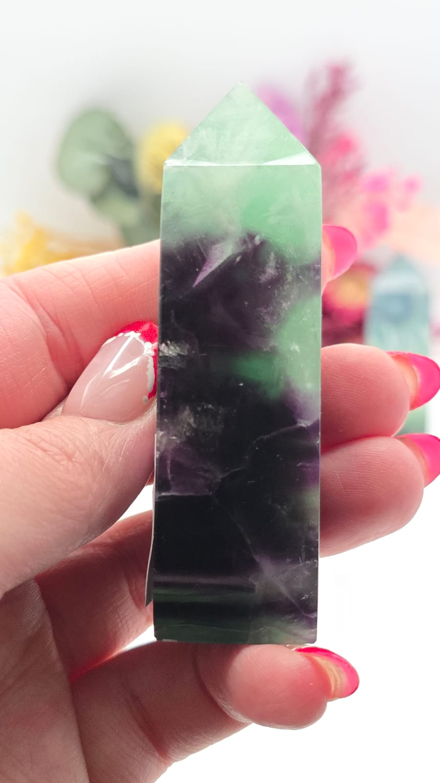 Snowflake Fluorite Tower