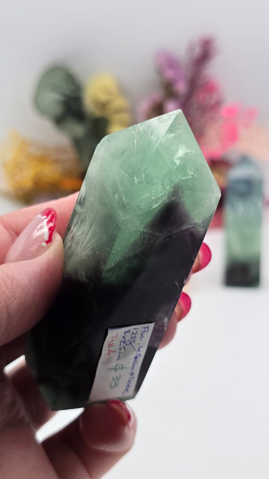 Snowflake Fluorite Tower