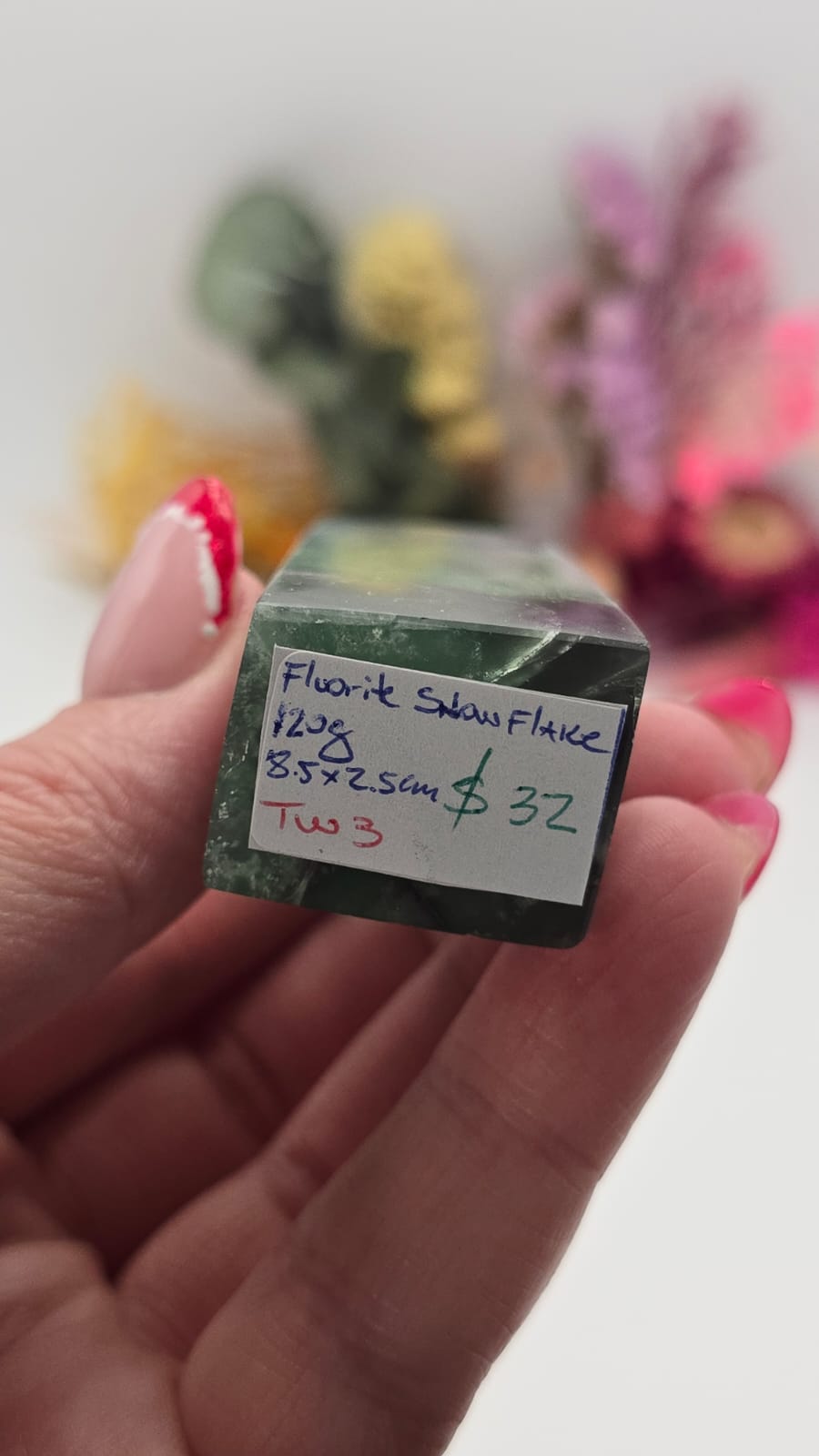 Snowflake Fluorite Tower