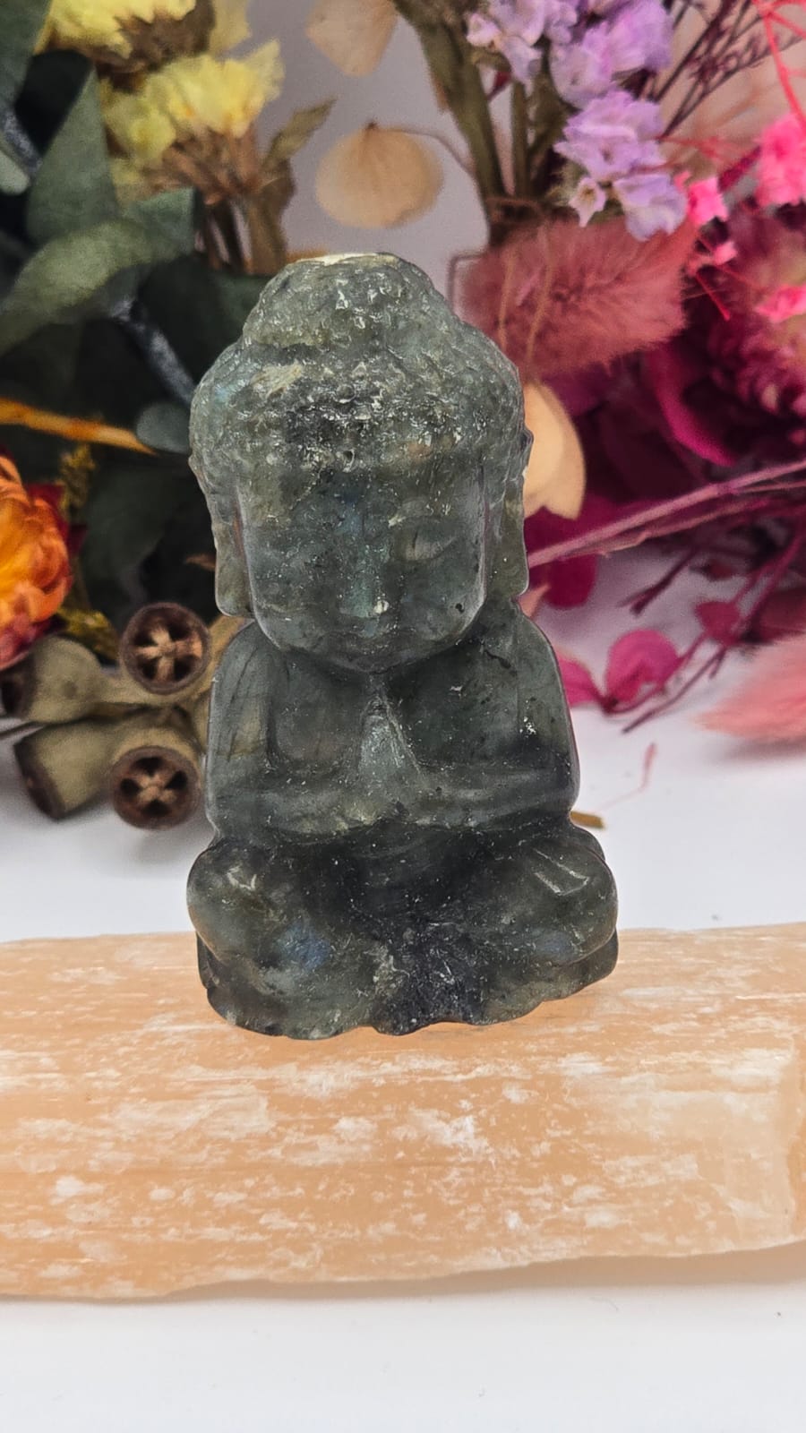 Labradorite Buddha