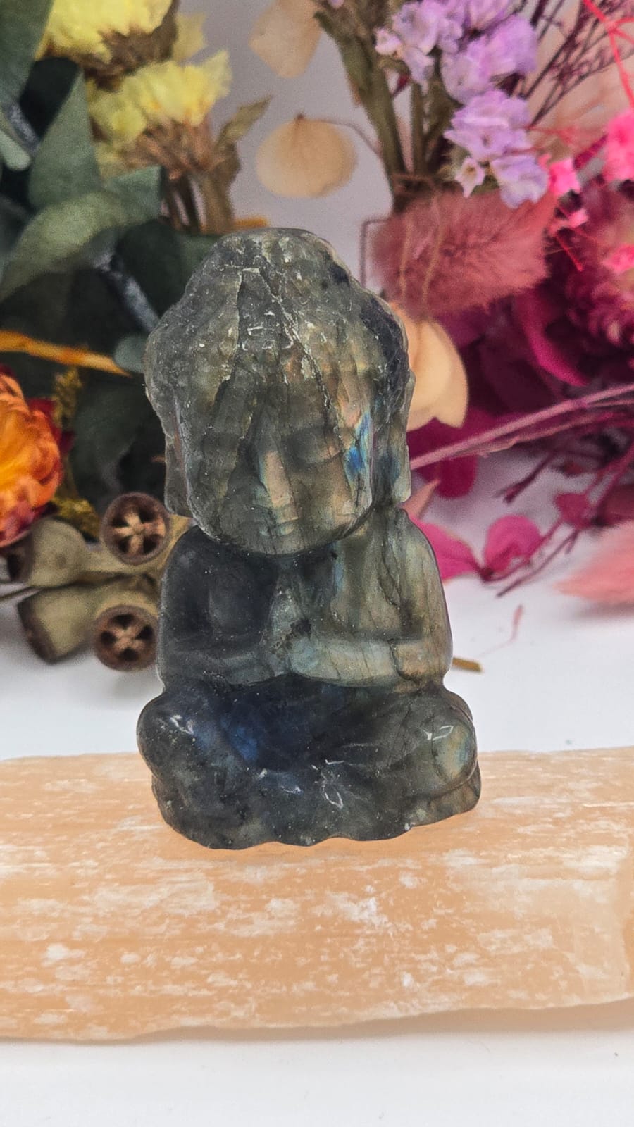 Labradorite Buddha