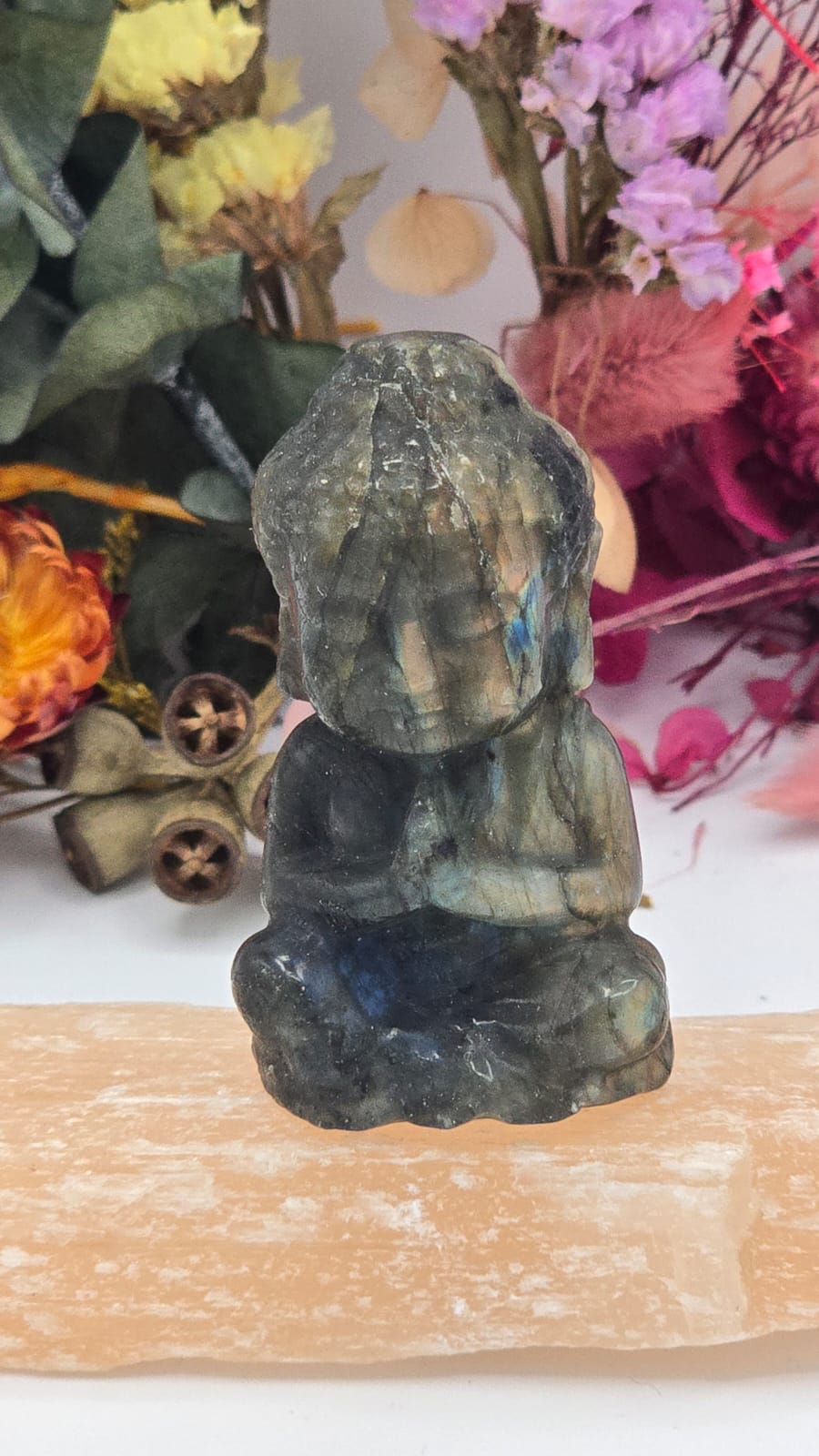 Labradorite Buddha
