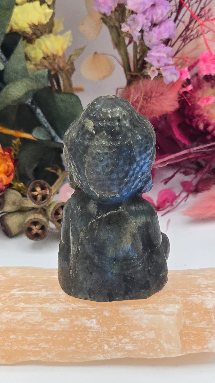 Labradorite Buddha