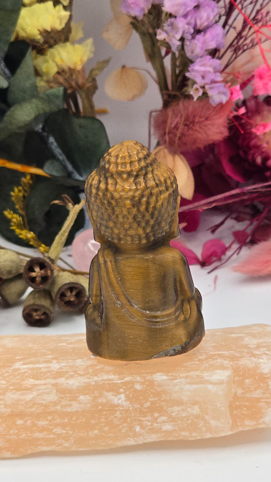 Brown Tigers Eye Buddha
