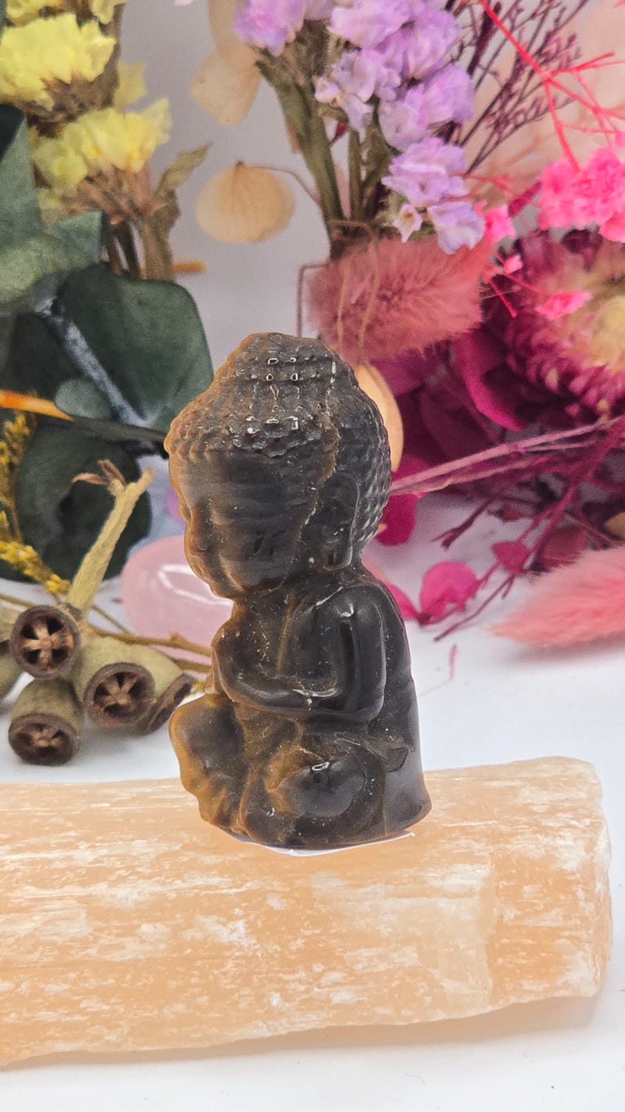 Brown Tigers Eye Buddha