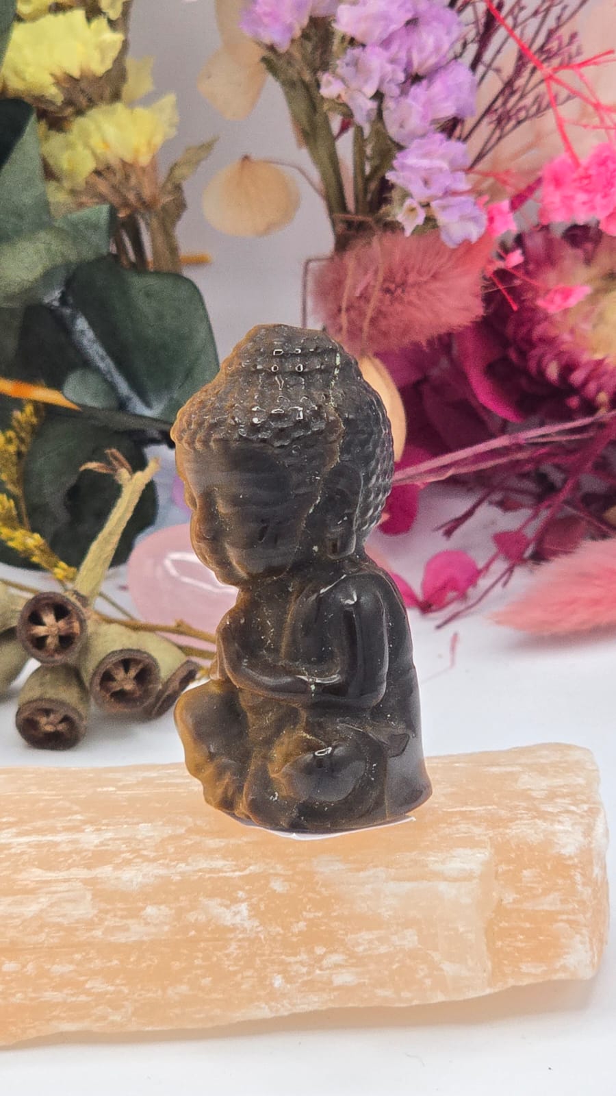 Brown Tigers Eye Buddha