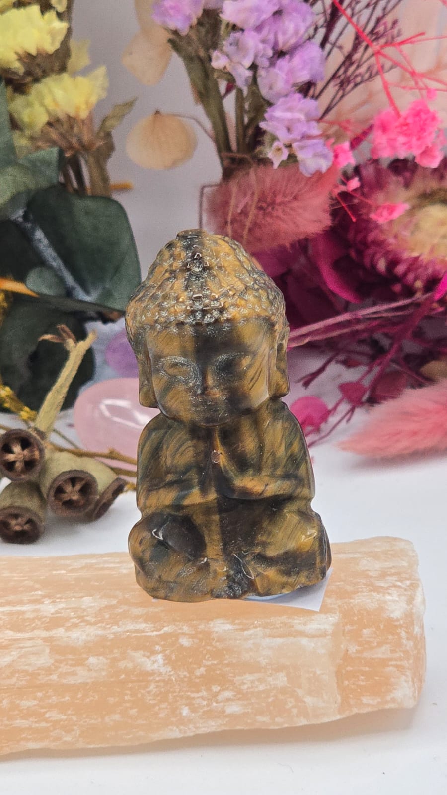 Brown Tigers Eye Buddha