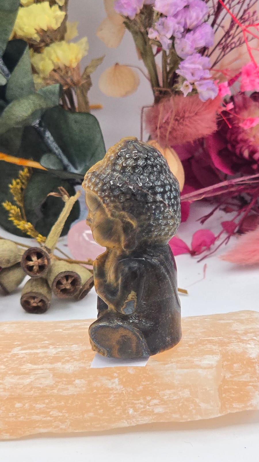 Brown Tigers Eye Buddha