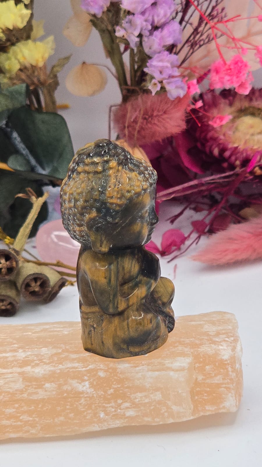 Brown Tigers Eye Buddha