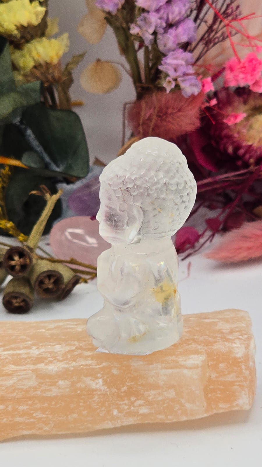 Clear Quartz Buda