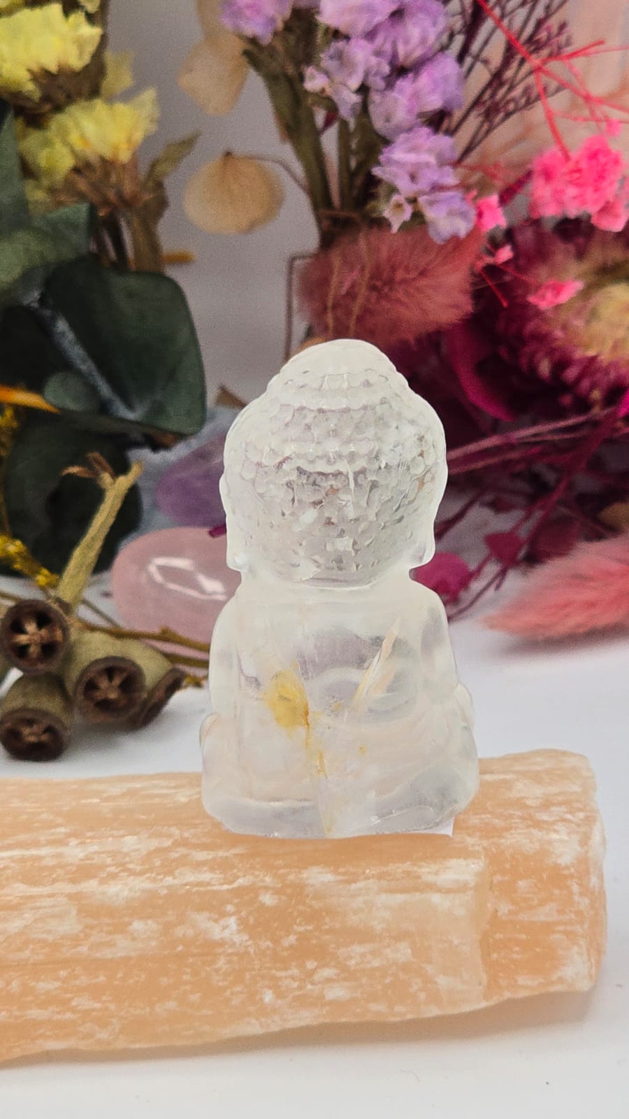 Clear Quartz Buda