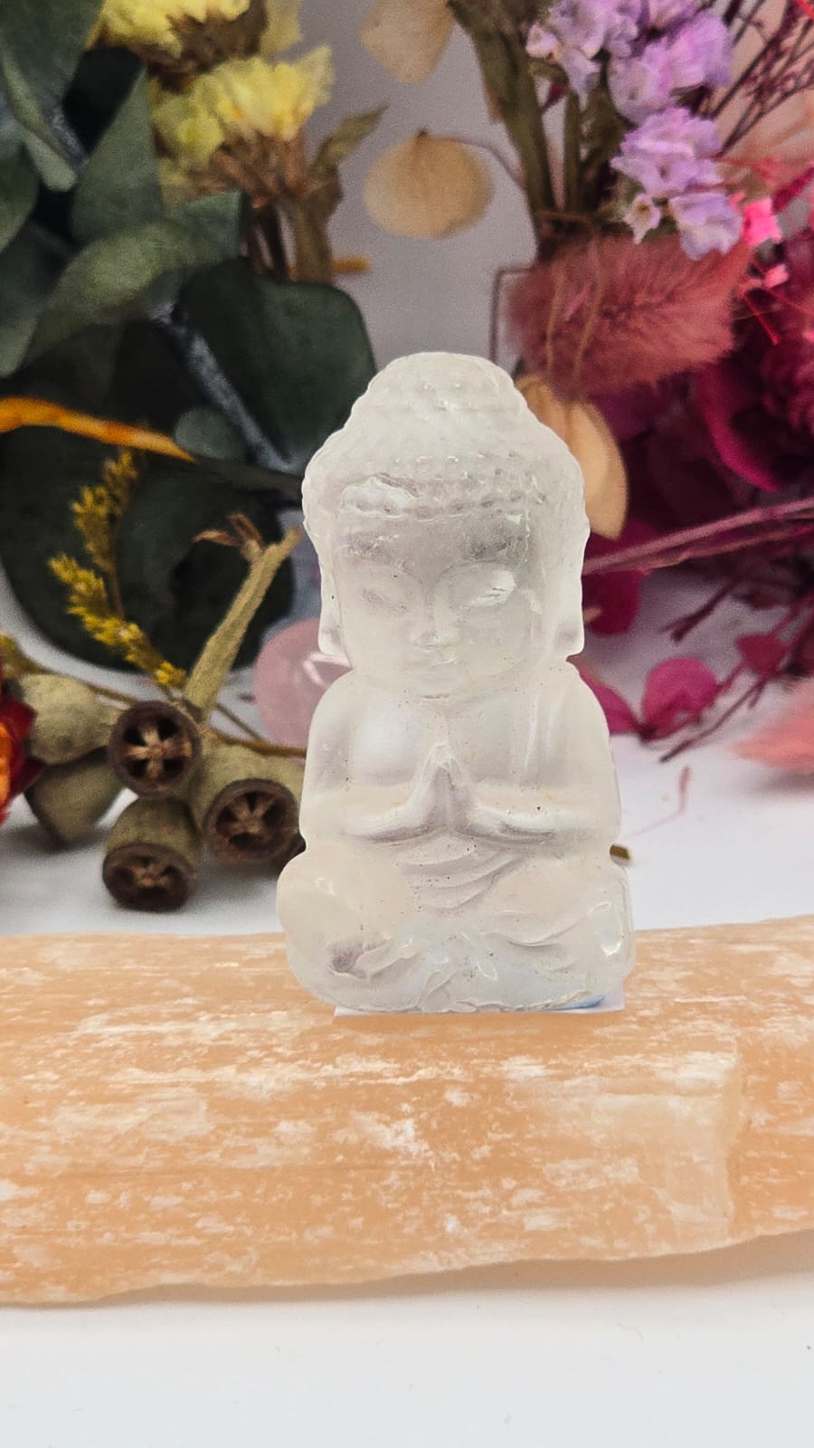 Clear Quartz Buda
