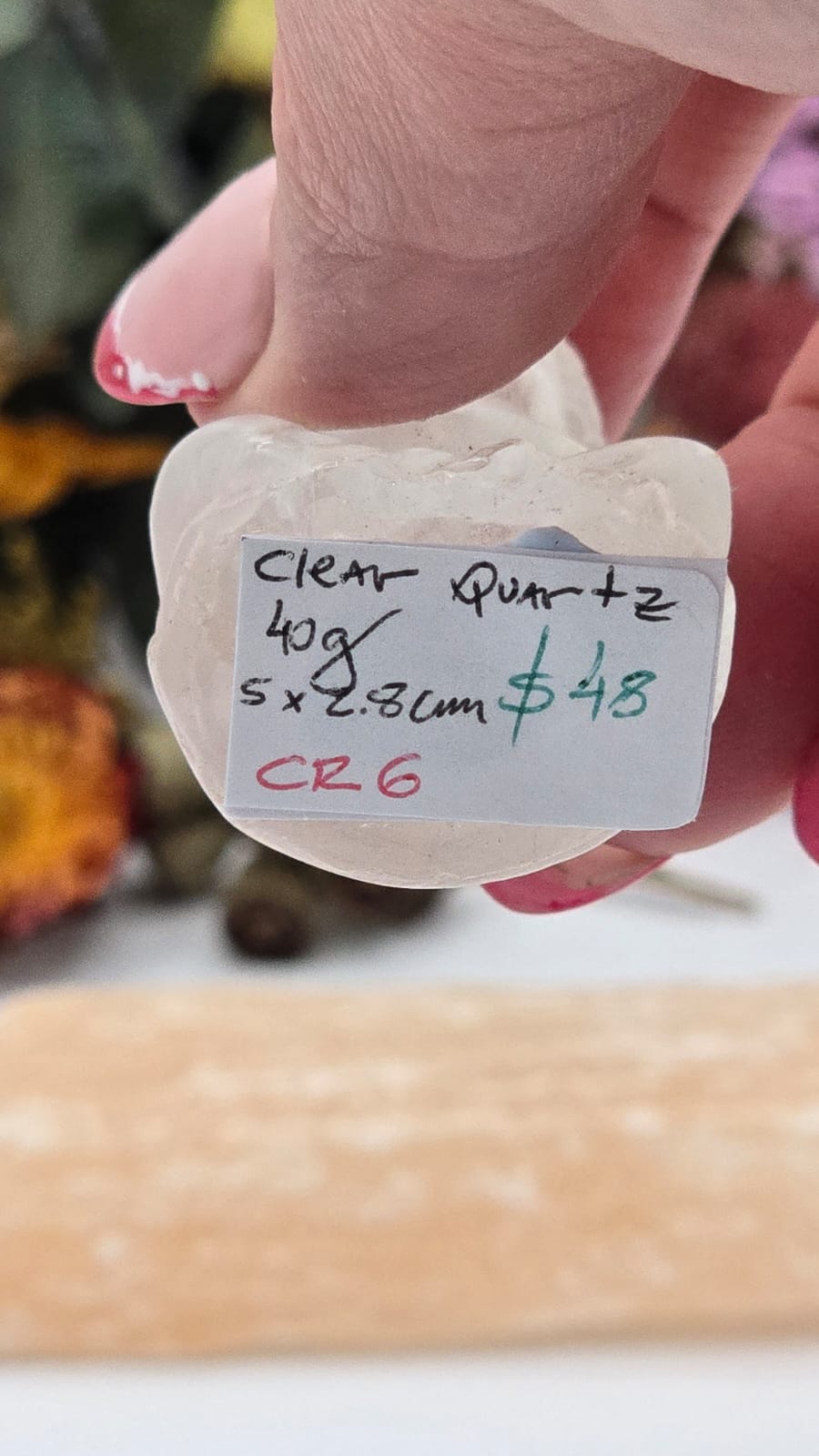 Clear Quartz Buda