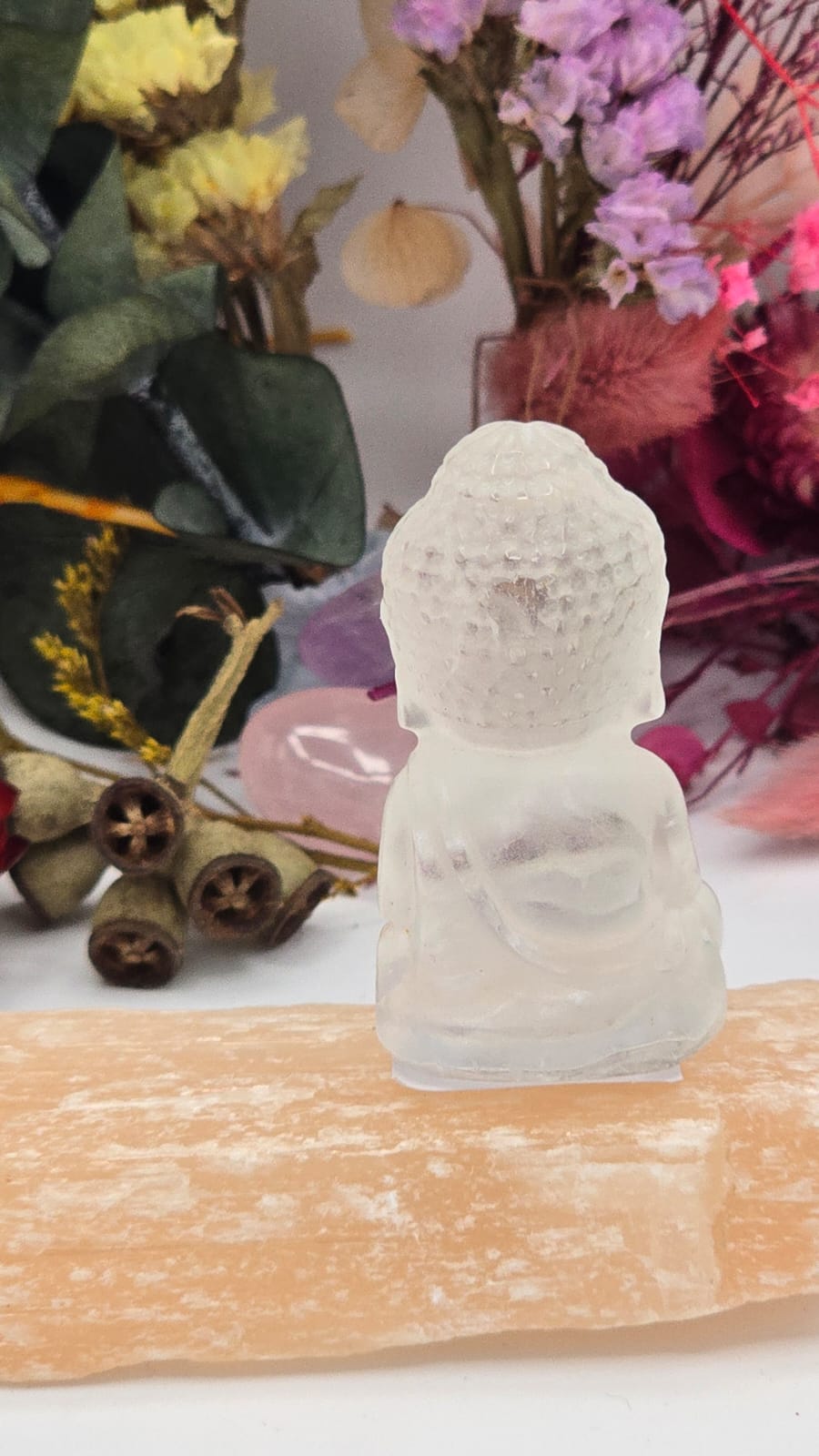 Clear Quartz Buda