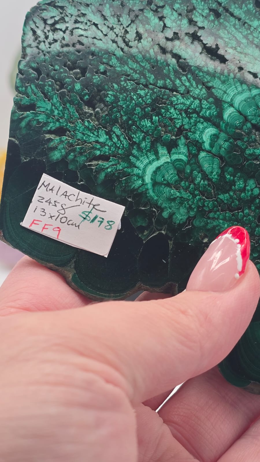 Malachite Free Form Slab