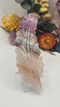 Amethyst Lace Agate Feather