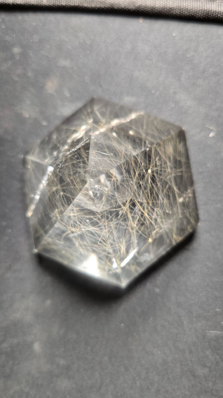 Clear Quartz with Rutile Pyramid