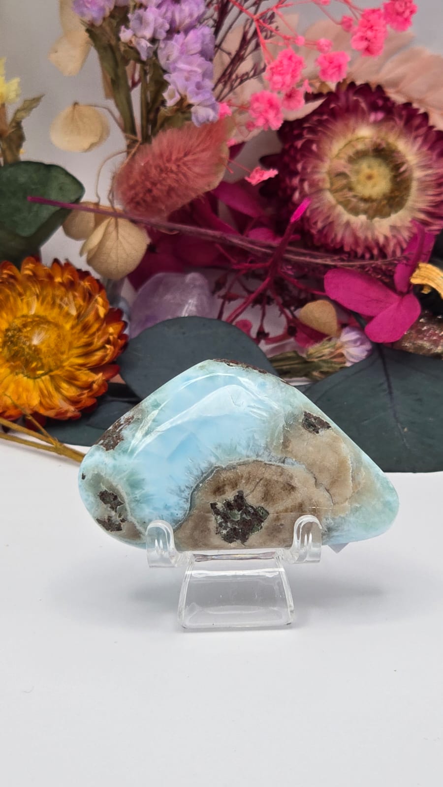 Larimar Cabochon Slice