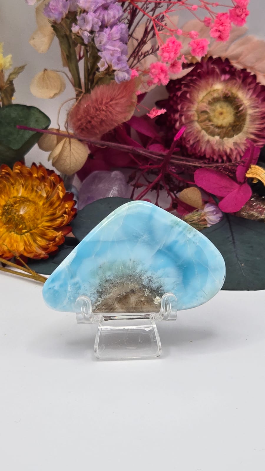 Larimar Cabochon Slice