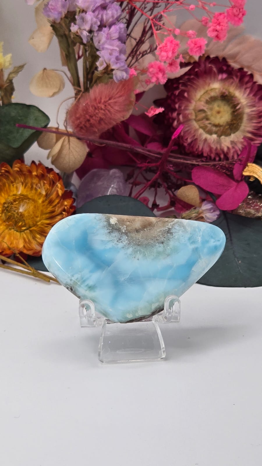 Larimar Cabochon Slice
