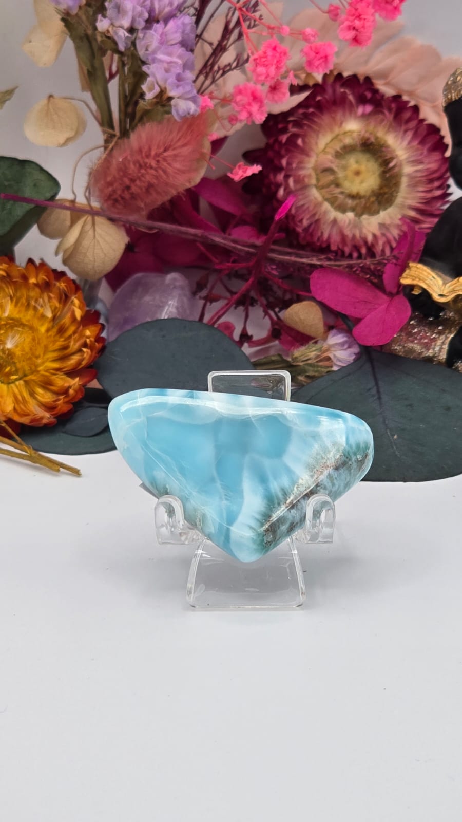 Larimar Cabochon Slice