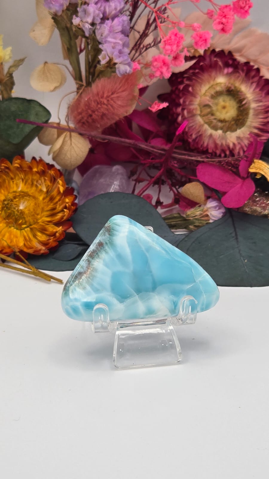 Larimar Cabochon Slice