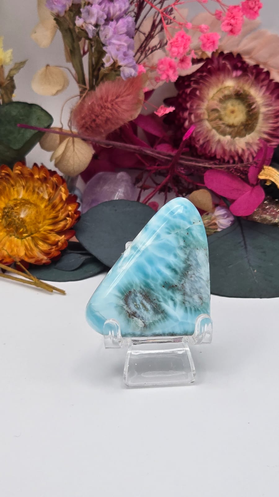Larimar Cabochon Slice