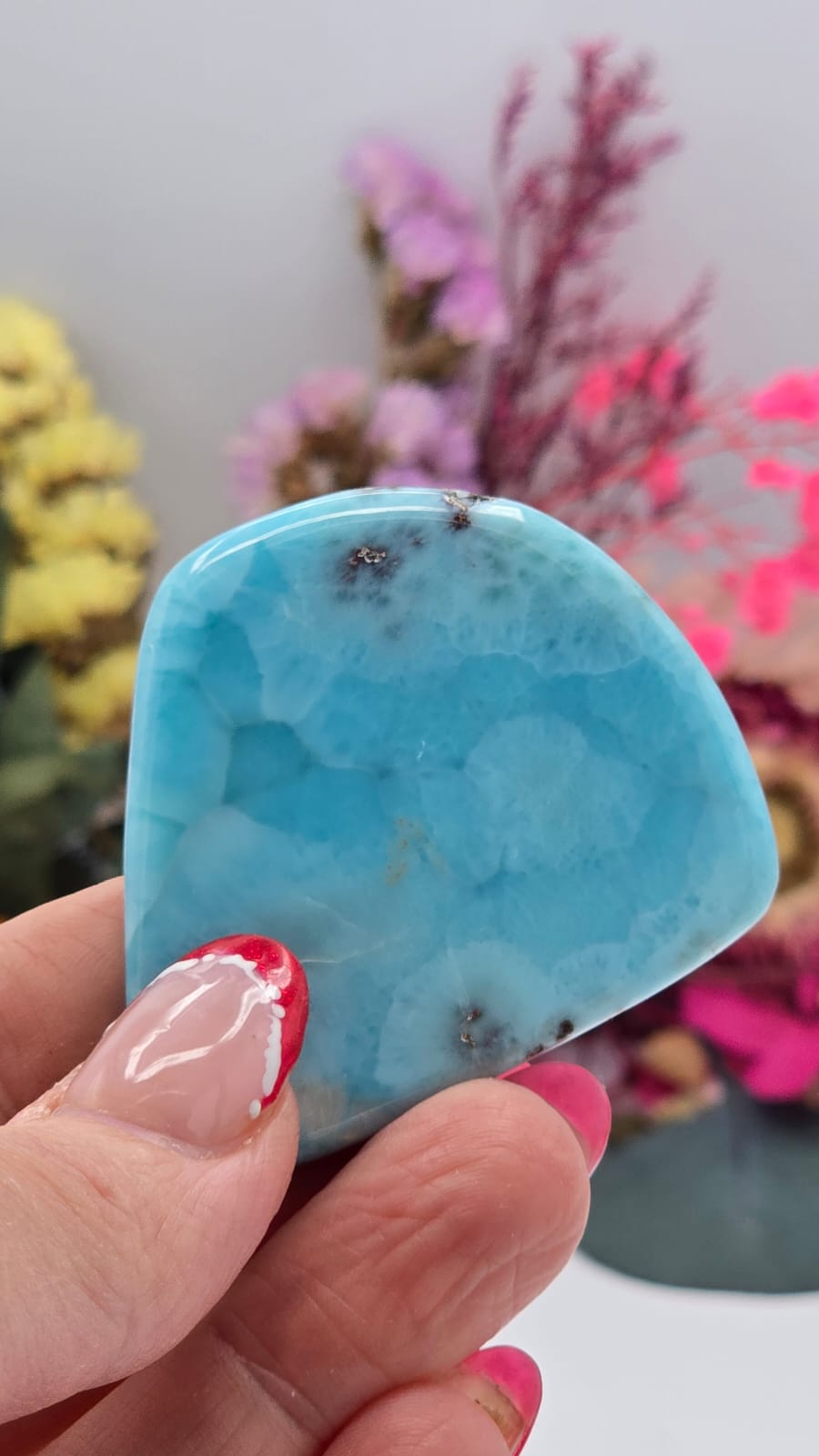 Larimar Cabochon Slice
