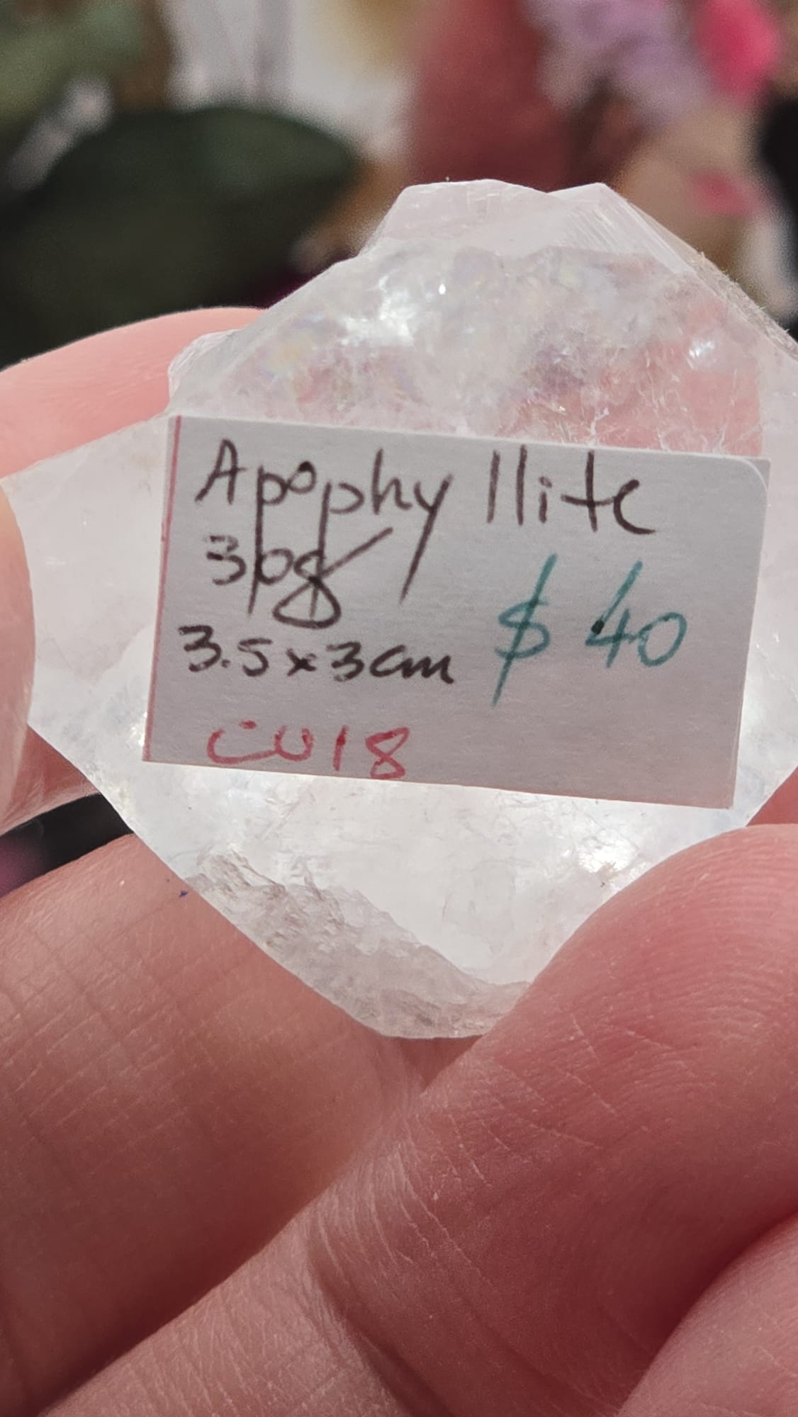 Apophyllite Cluster
