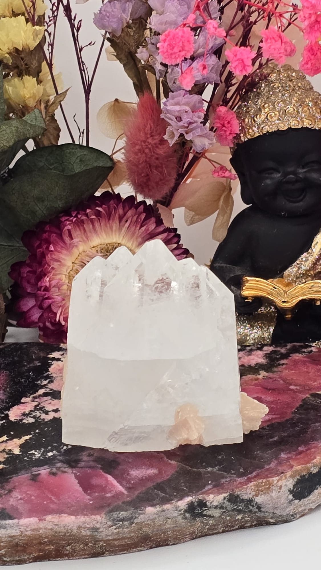 Apophyllite/ Stilbite Cluster