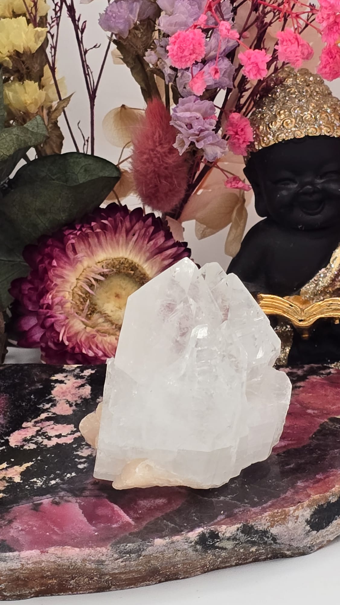 Apophyllite/ Stilbite Cluster