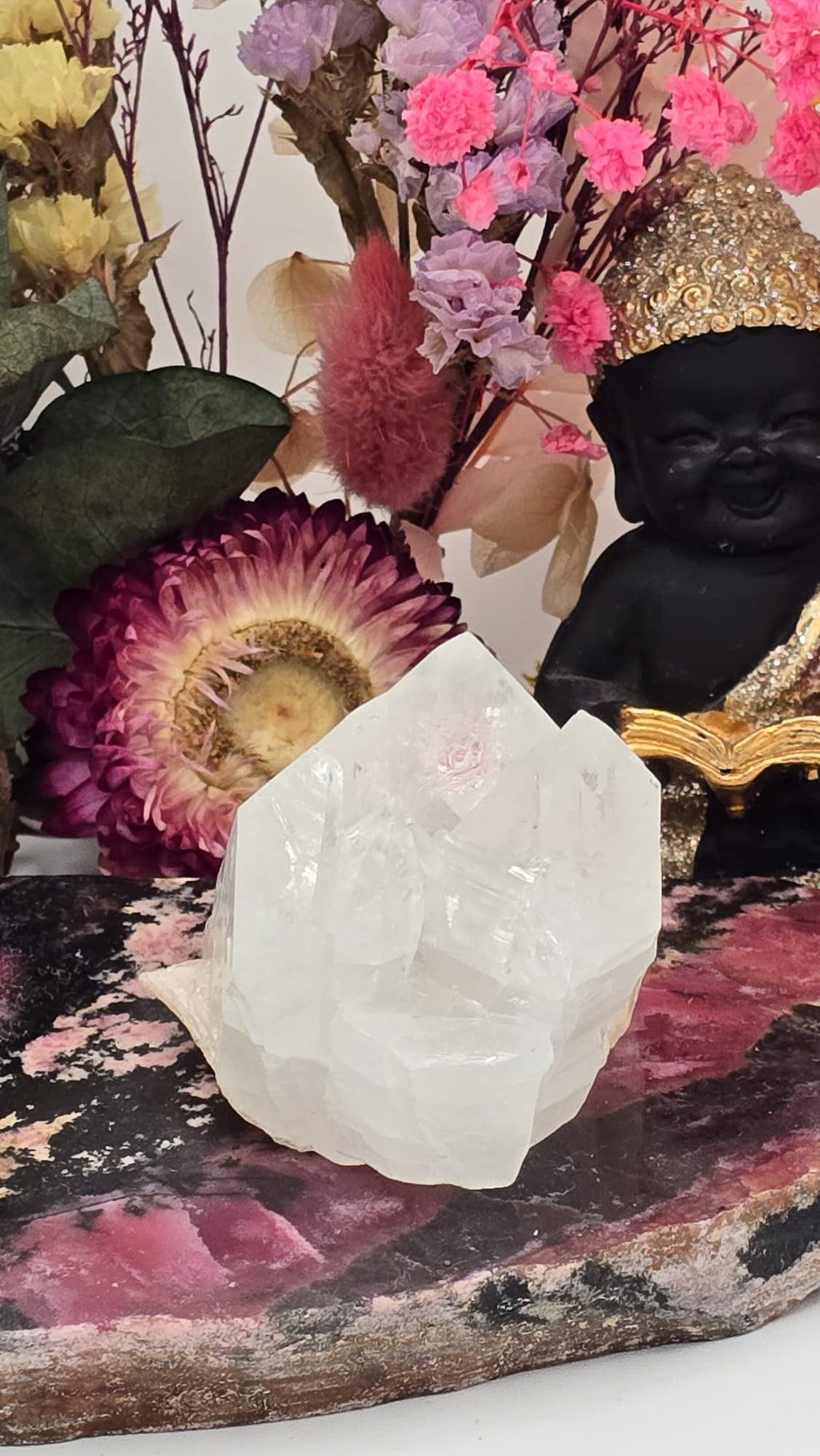 Apophyllite/ Stilbite Cluster