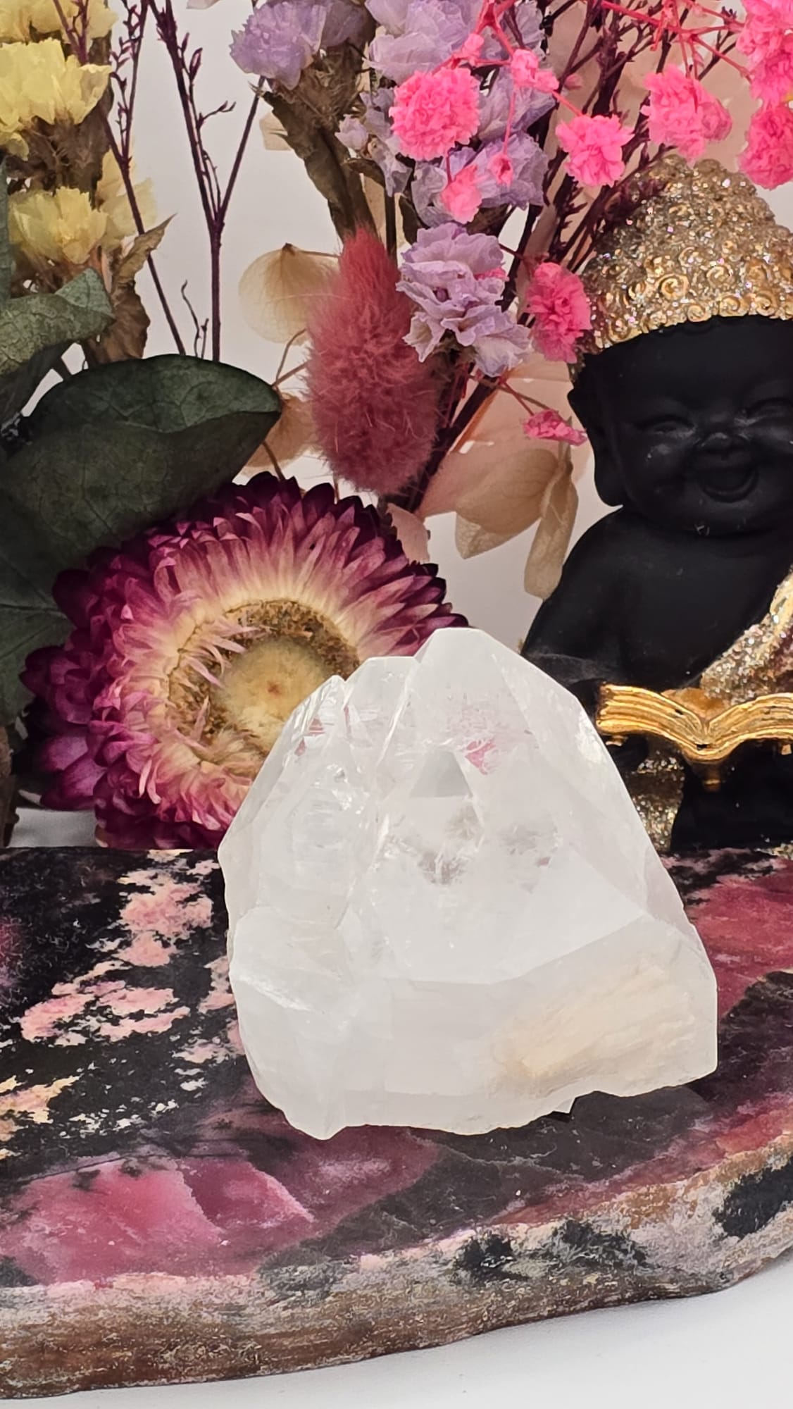 Apophyllite/ Stilbite Cluster