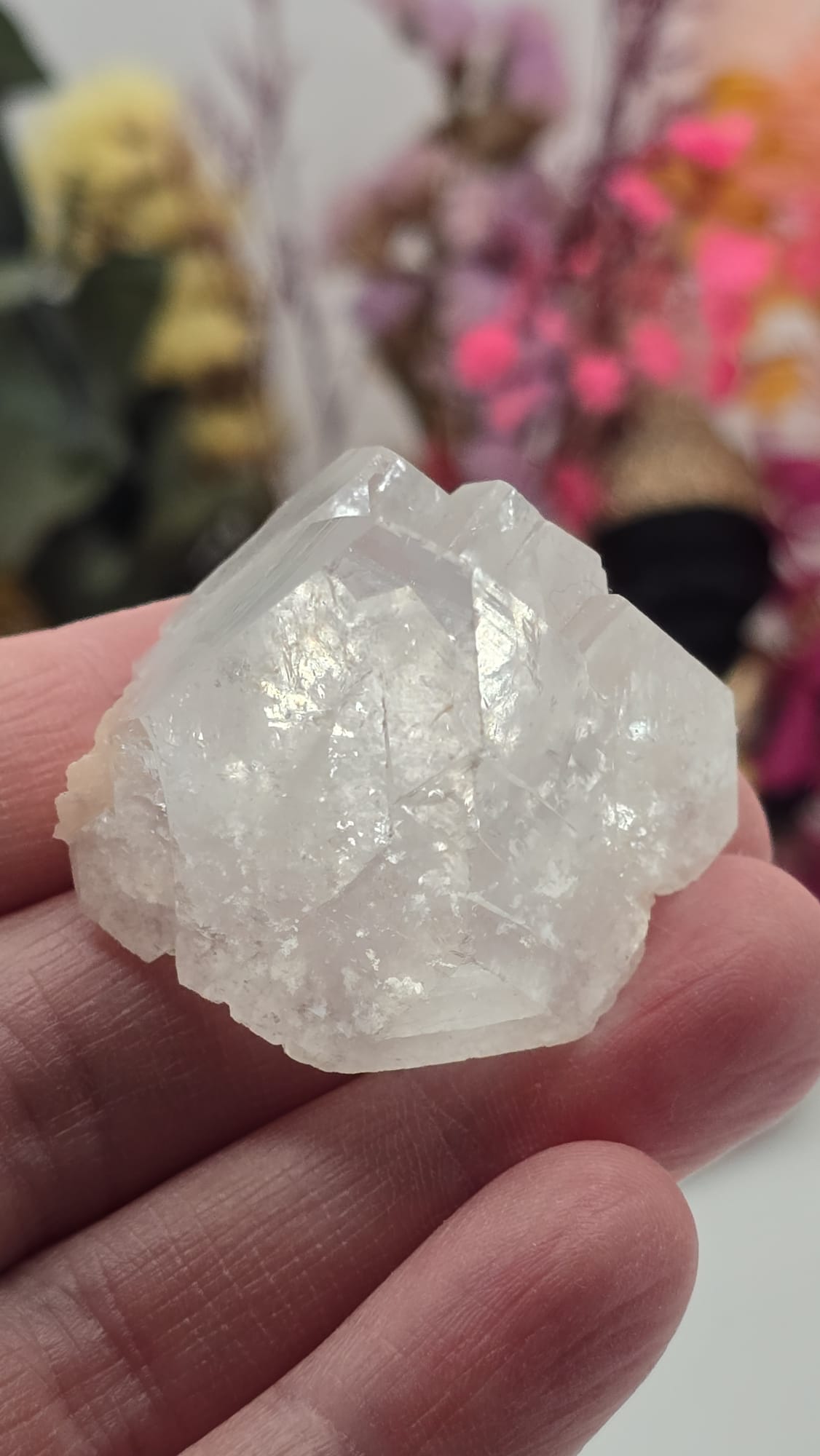 Apophyllite/ Stilbite Cluster