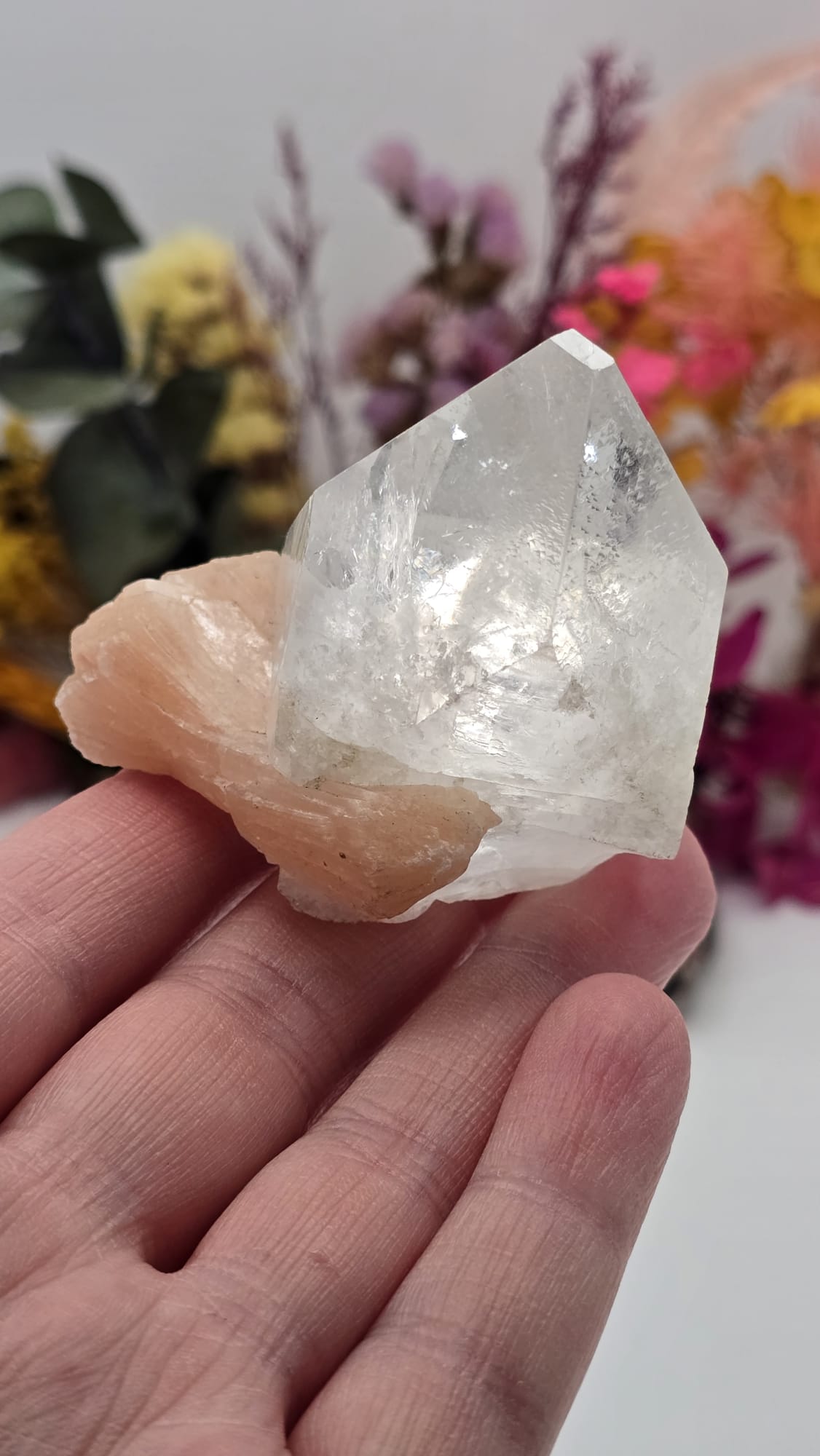 Apophyllite/ Stilbite Cluster