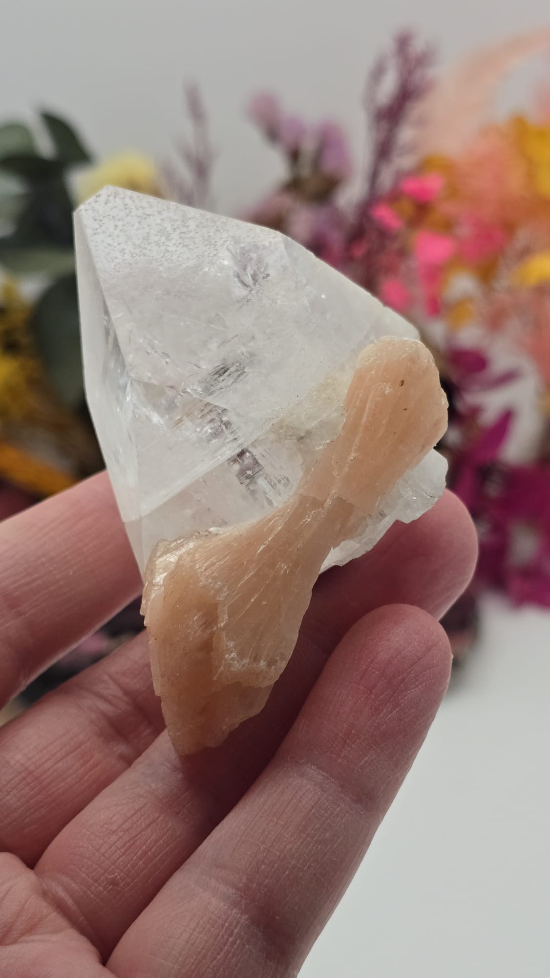 Apophyllite/ Stilbite Cluster