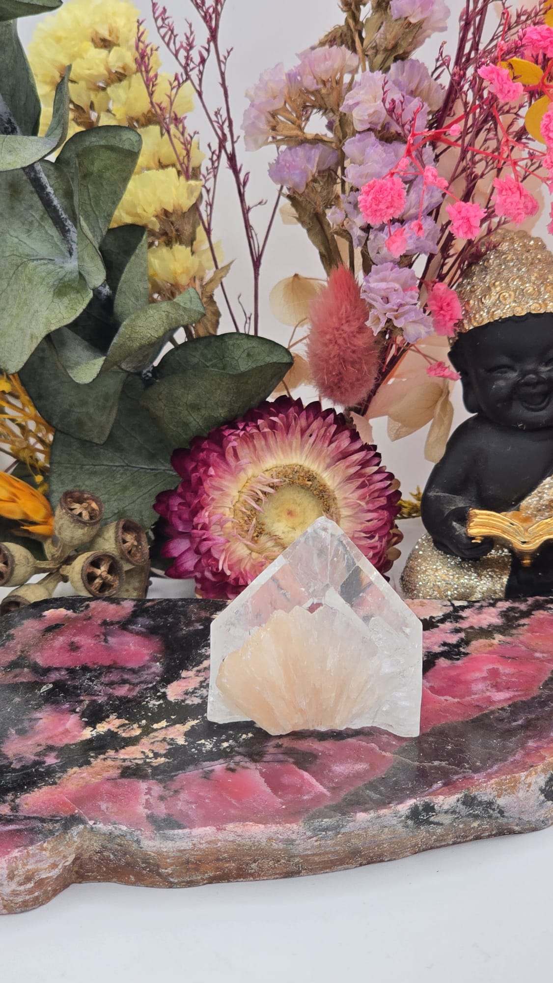 Apophyllite/ Stilbite Cluster