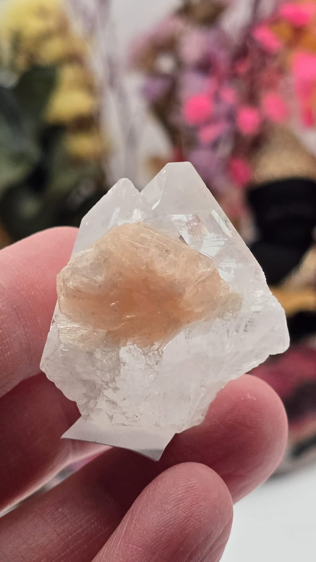 Apophyllite/ Stilbite Cluster
