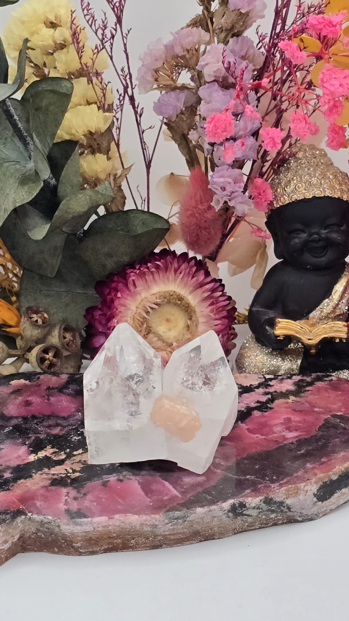 Apophyllite/ Stilbite Cluster