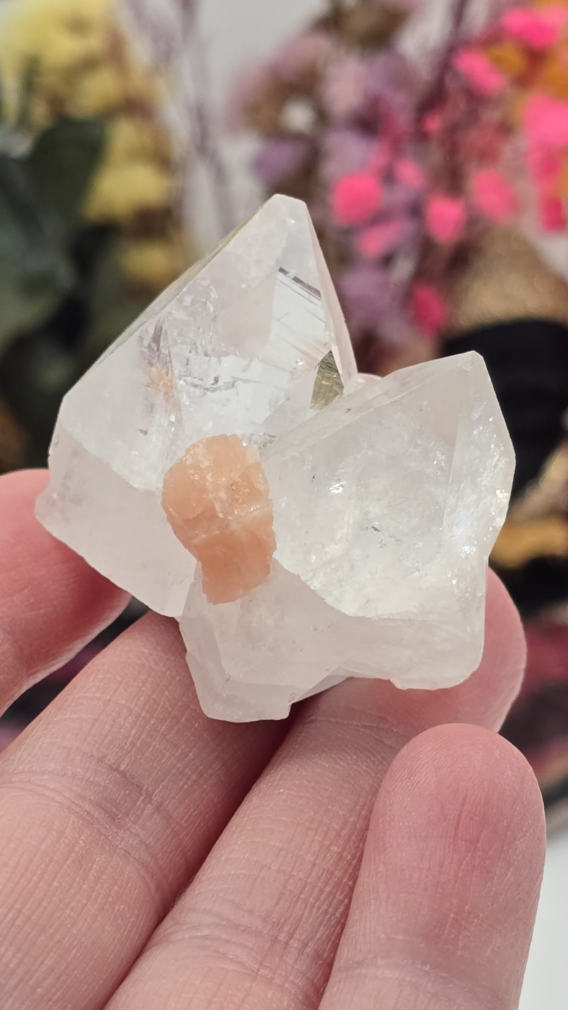 Apophyllite/ Stilbite Cluster