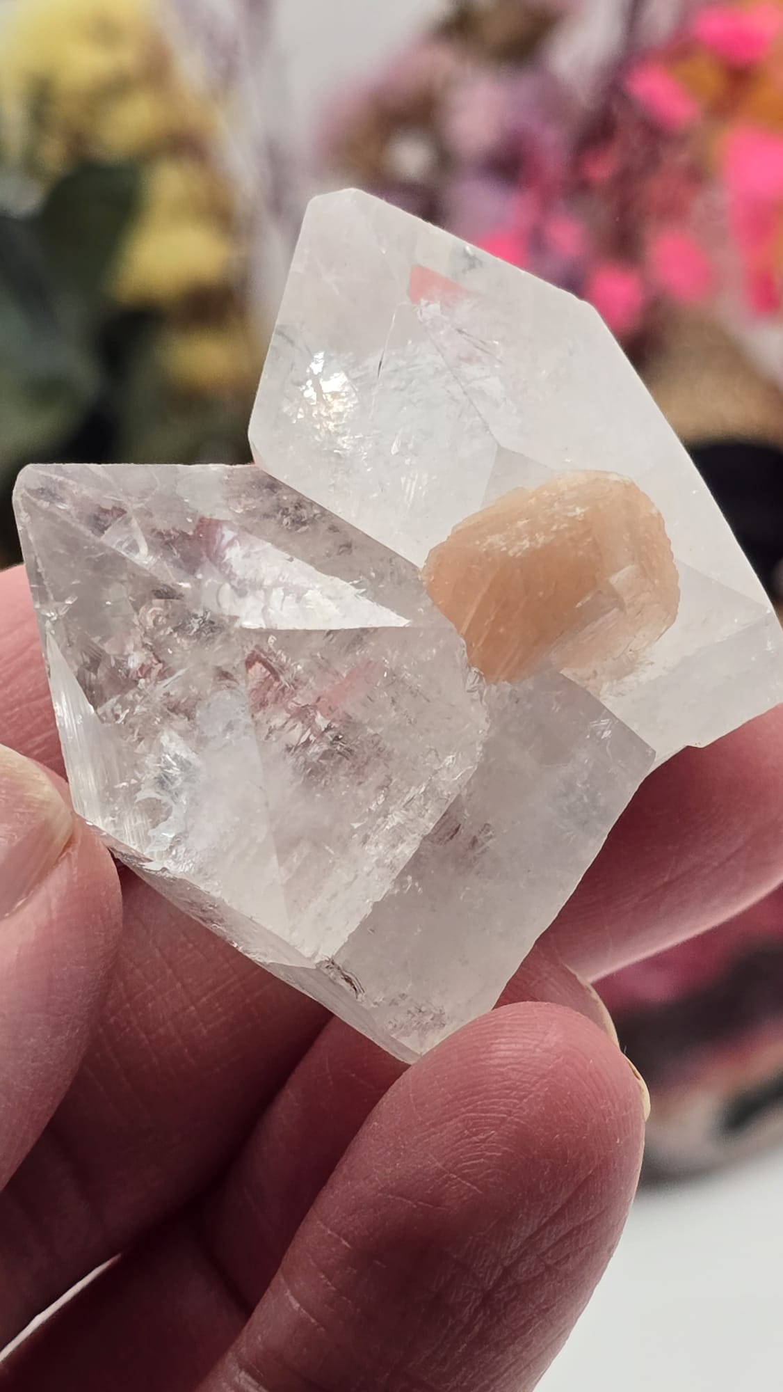 Apophyllite/ Stilbite Cluster