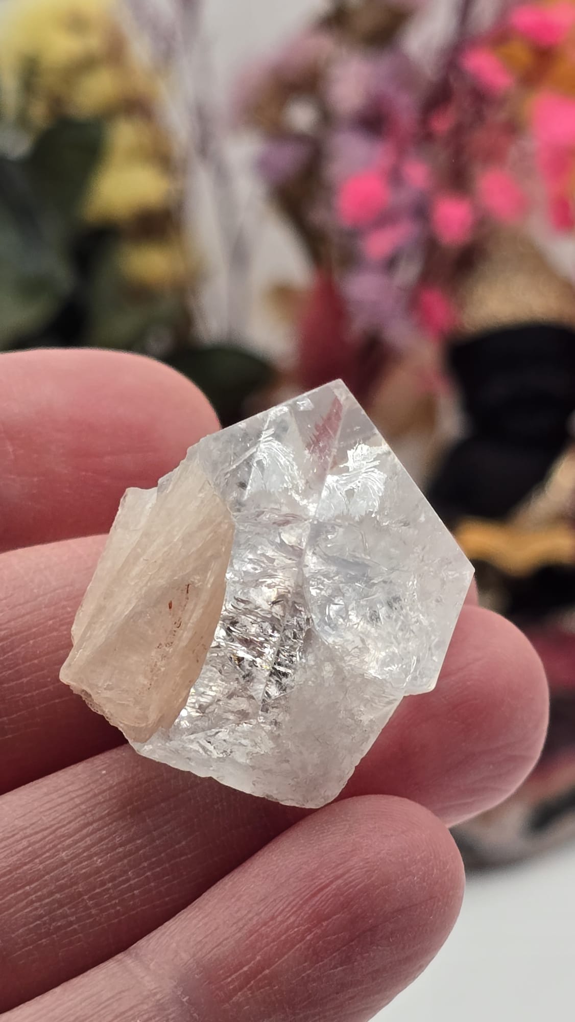 Apophyllite/ Stilbite Cluster