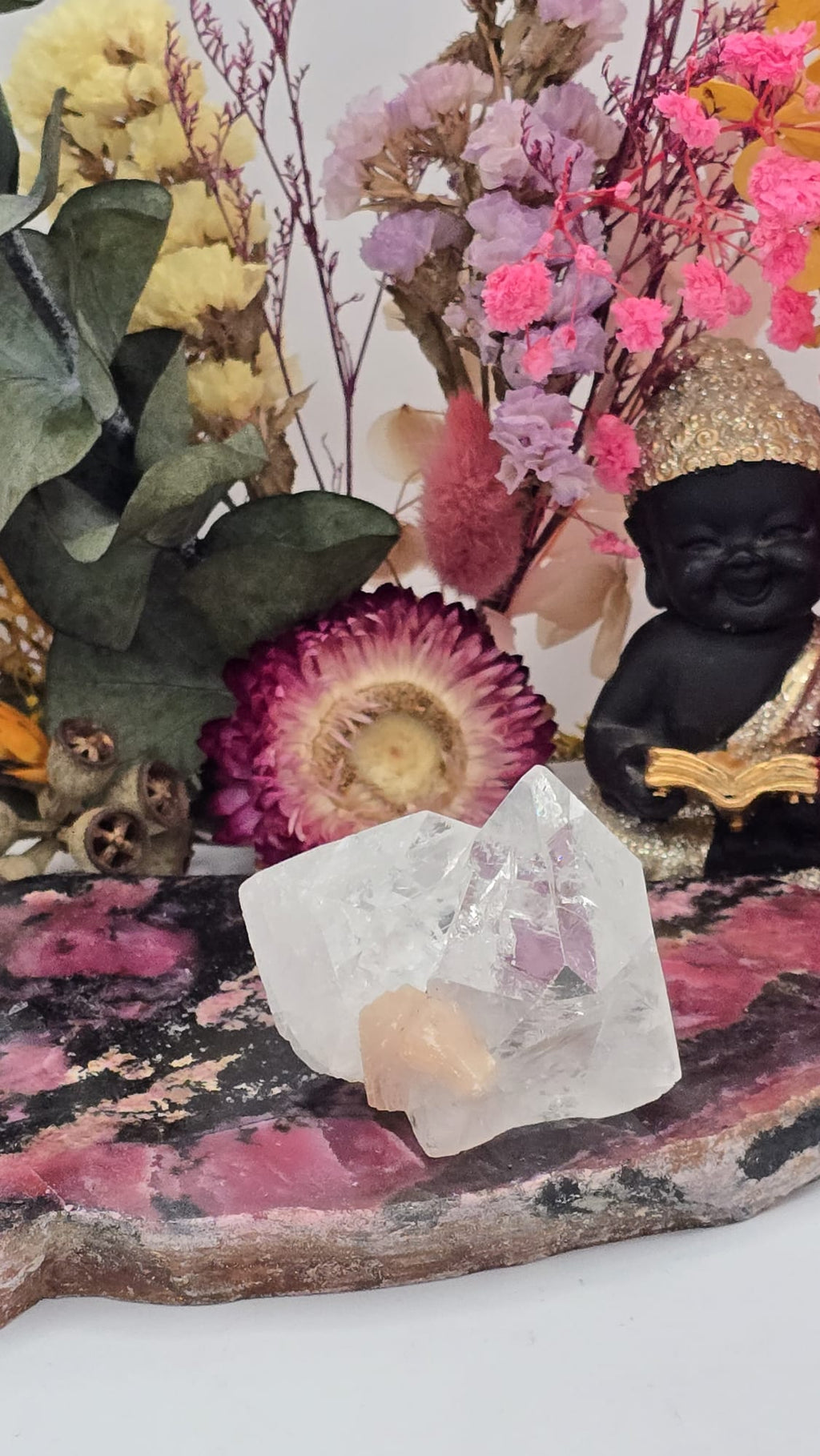 Apophyllite/ Stilbite Cluster