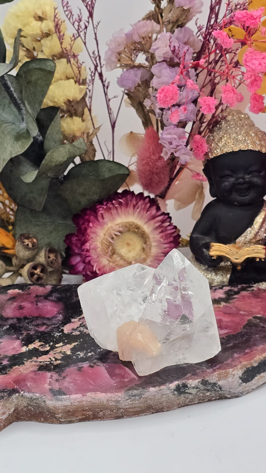 Apophyllite/ Stilbite Cluster