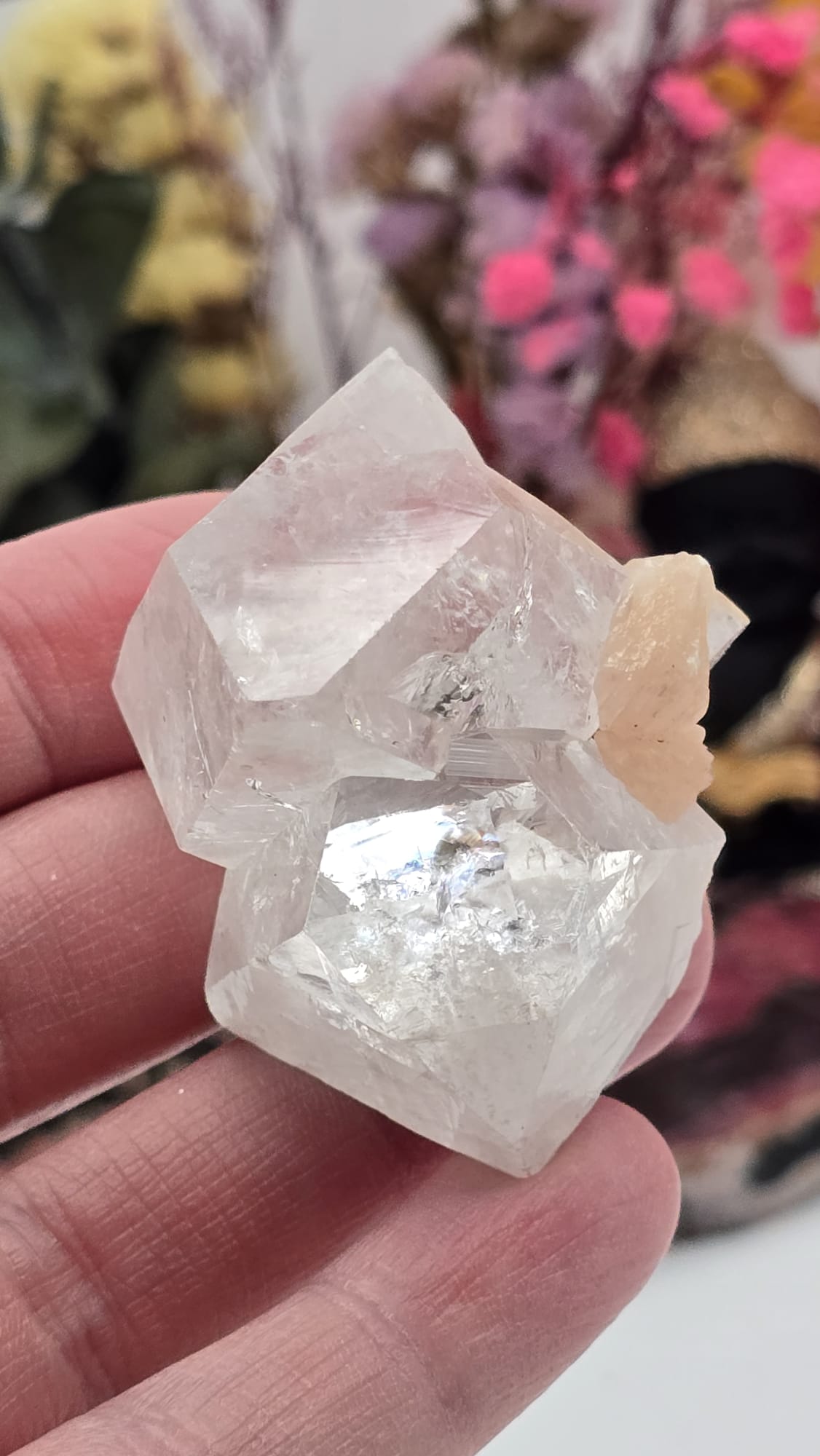 Apophyllite/ Stilbite Cluster