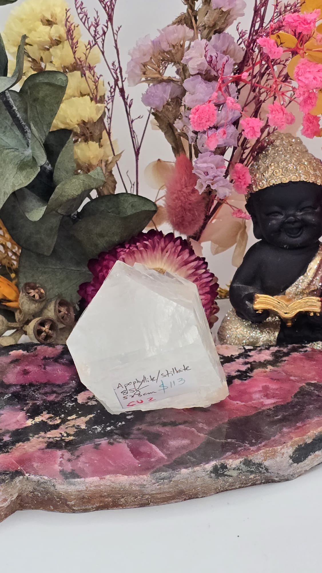 Apophyllite/ Stilbite Cluster