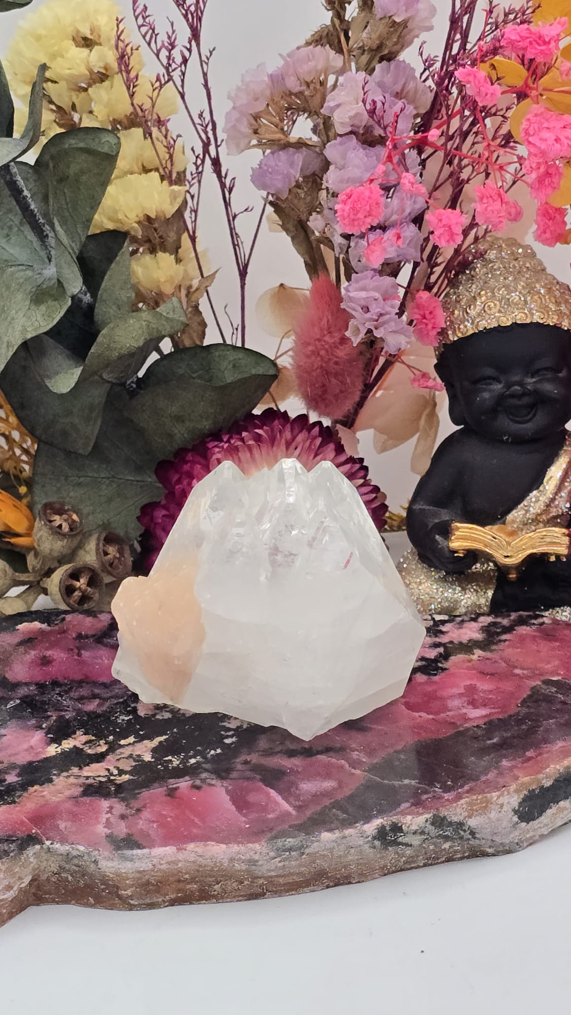 Apophyllite/ Stilbite Cluster