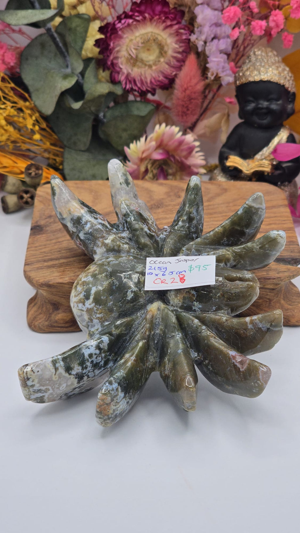 Moss Agate Spider