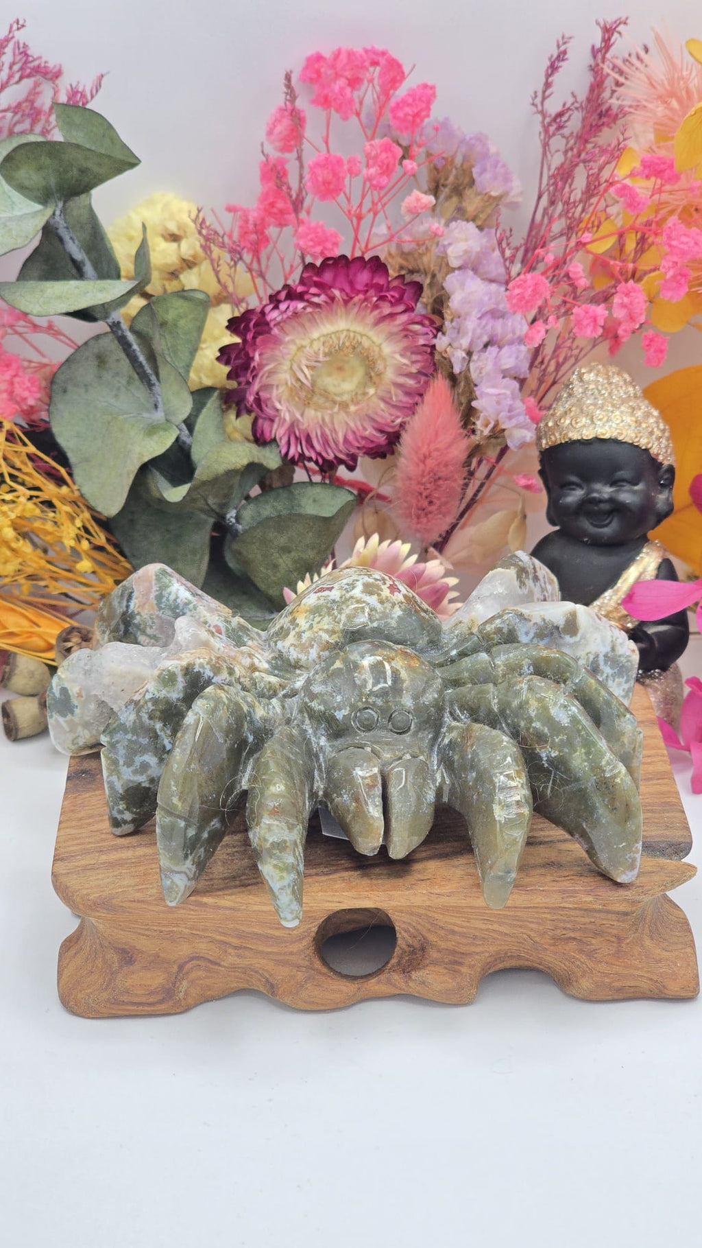 Moss Agate Spider